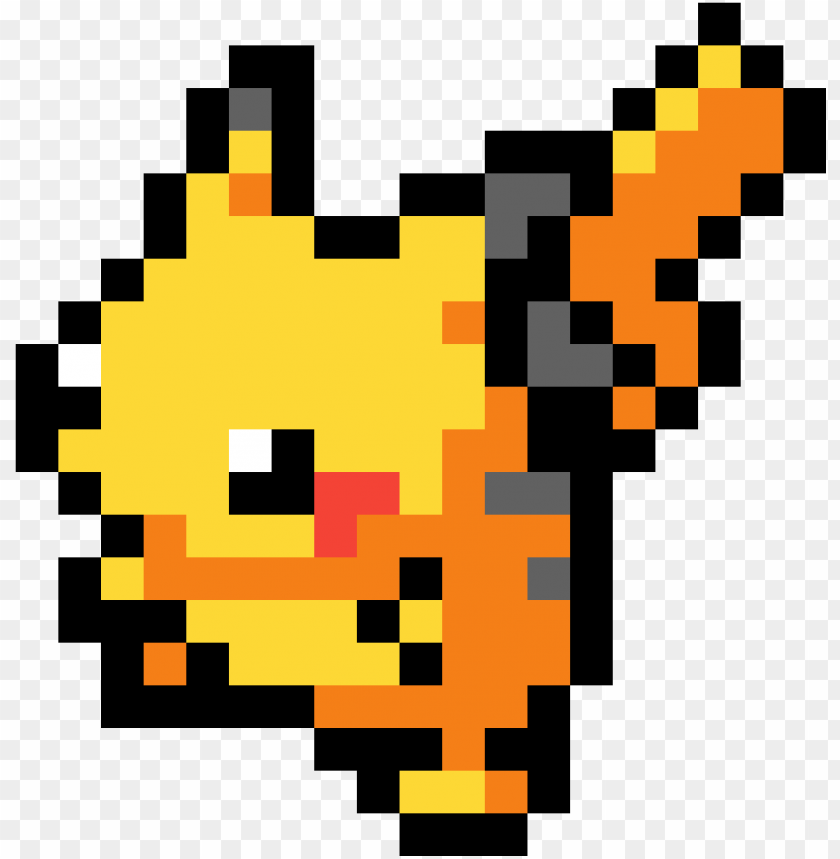 Ikachu Pokemon Pixel Art Pikachu Png Image With