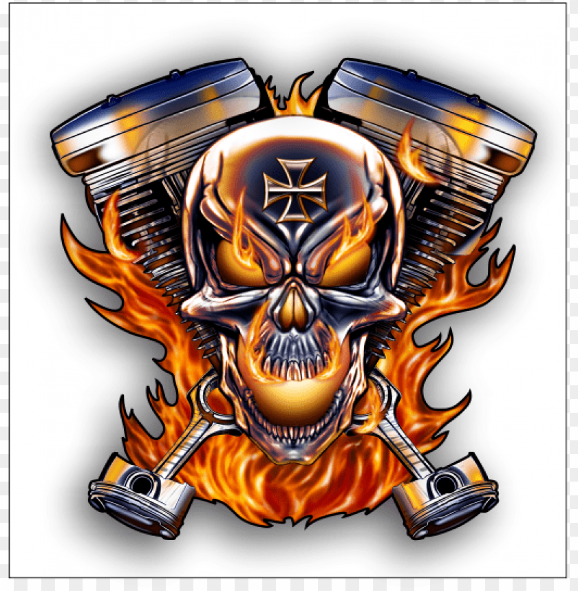 Free download | HD PNG image bikers skull logo PNG transparent with ...