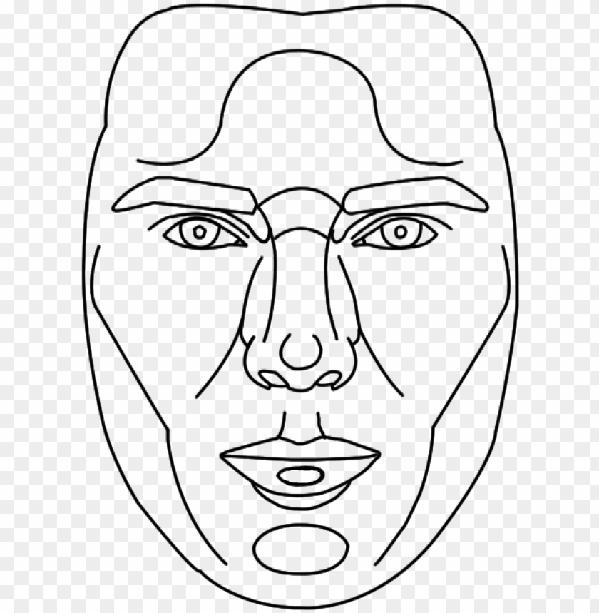 Perfect Face Template Surgeon cutout PNG & clipart images