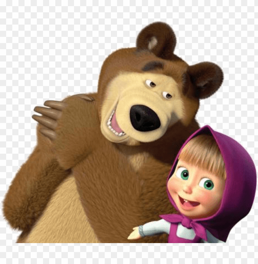 Masha And The Bear cutout PNG & clipart images | TOPpng