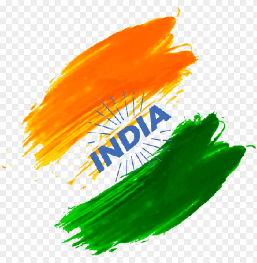 indian independence day color splash png image with transparent background toppng indian independence day color splash