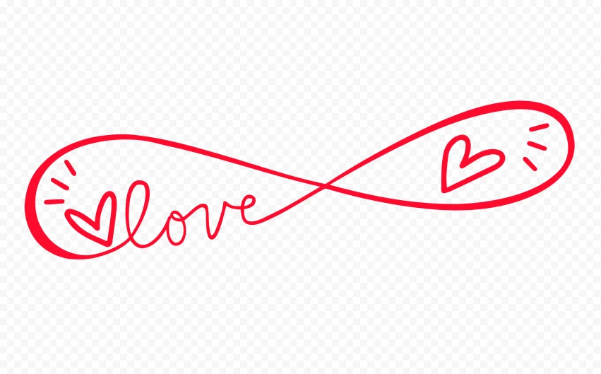 Free download | HD PNG infinity love red sign hd transparent background ...