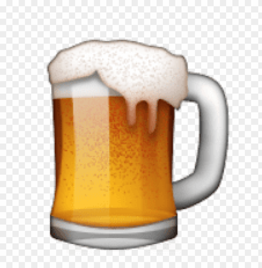 Download ios emoji beer mug clipart png photo TOPpng