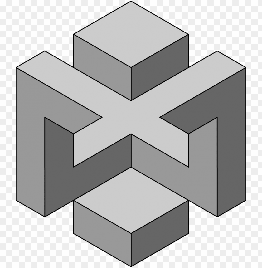 Free download HD PNG isometric cube drawing PNG image with