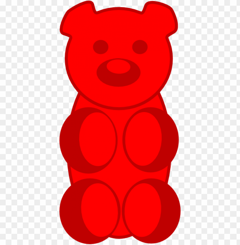 Free download | HD PNG large red gummy bear candy with bold finish ...
