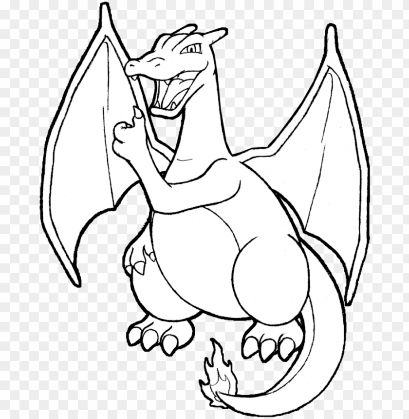 Charizard Svg Black And White