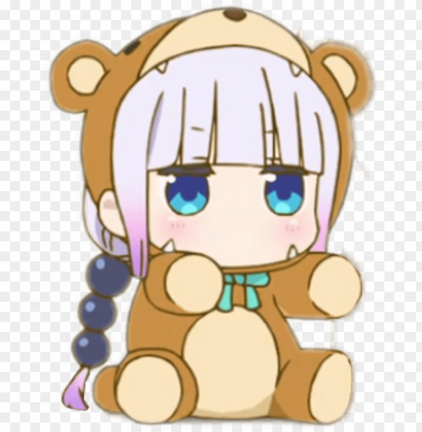 Free download | HD PNG kanna sticker anime loli bear PNG transparent ...