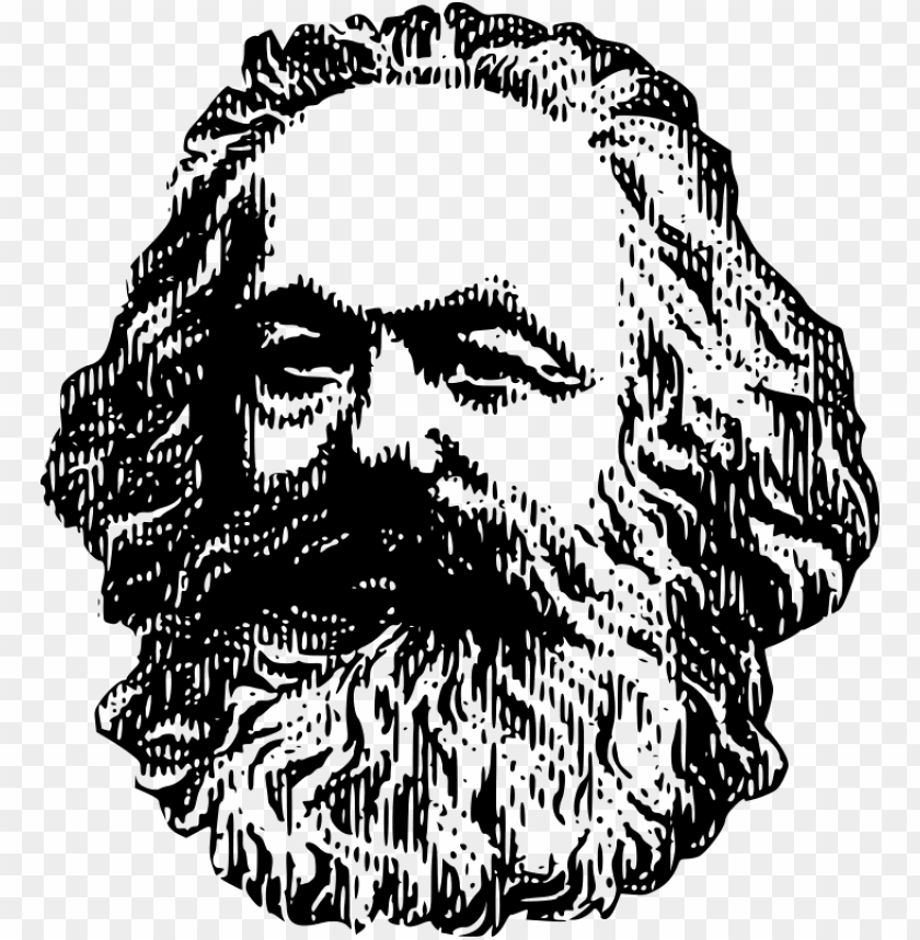 Karl Marx Clip Art Coloring Page Or Mini Poster Coloring Pages | The ...