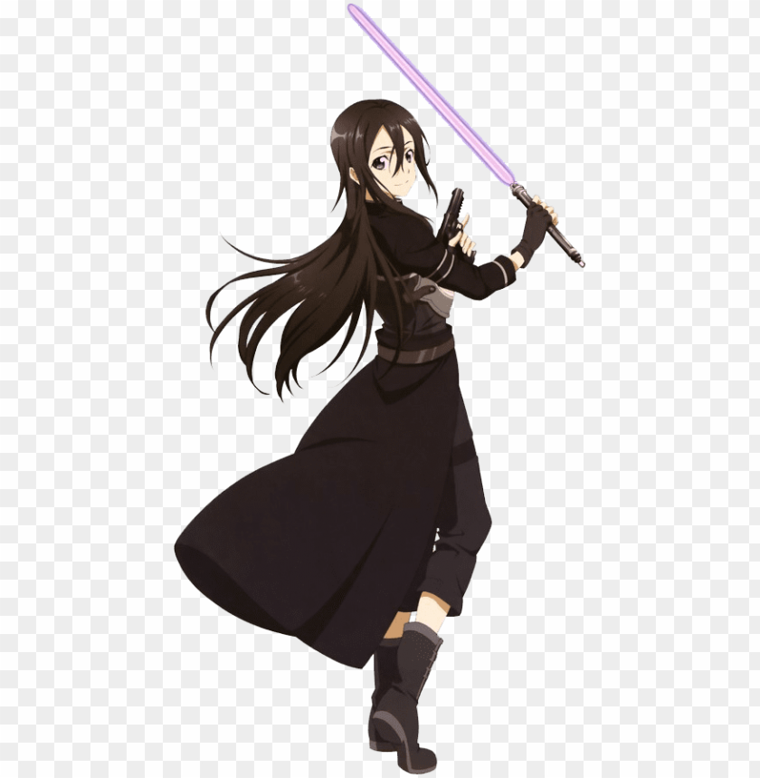 Kirito Ggo Sword Art Online Kirito Render Png Image With