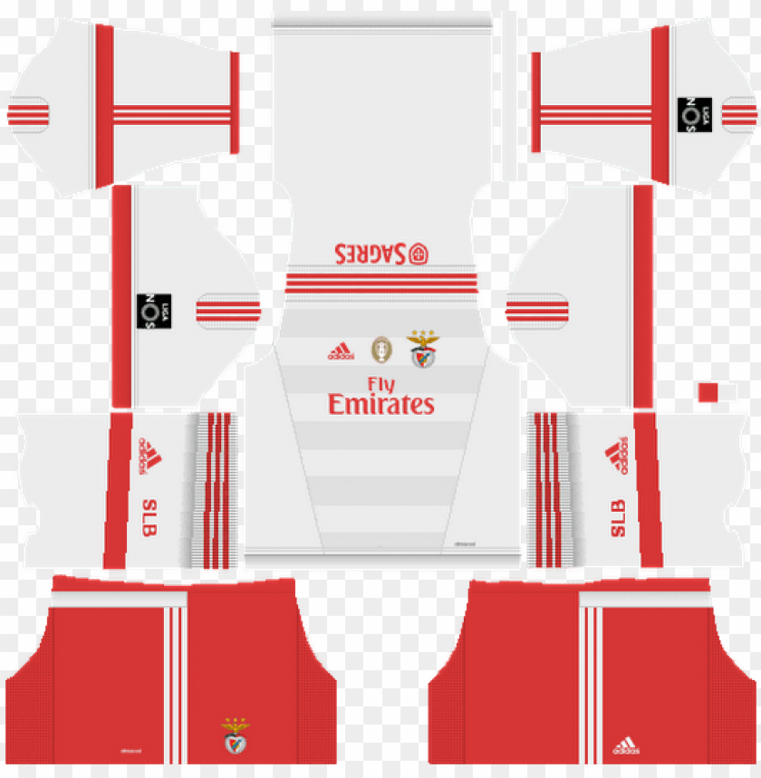 Kit Benfica Dream League Soccer Png Image With Transparent Background Toppng