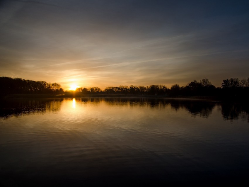 Free download | HD PNG lake horizon sunset sky water sun 4k wallpaper ...