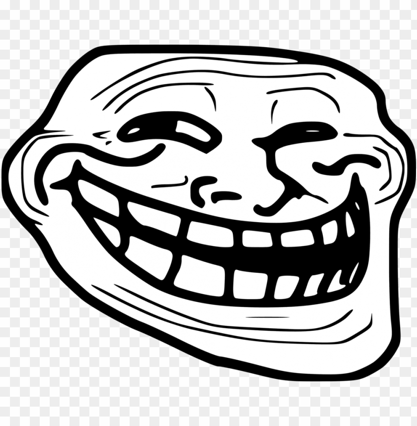 Download Large Troll Face Png Images Background Toppng