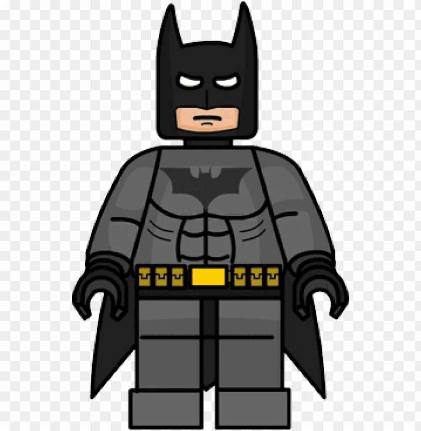 Free download HD PNG lego batman comic style illustration clipart