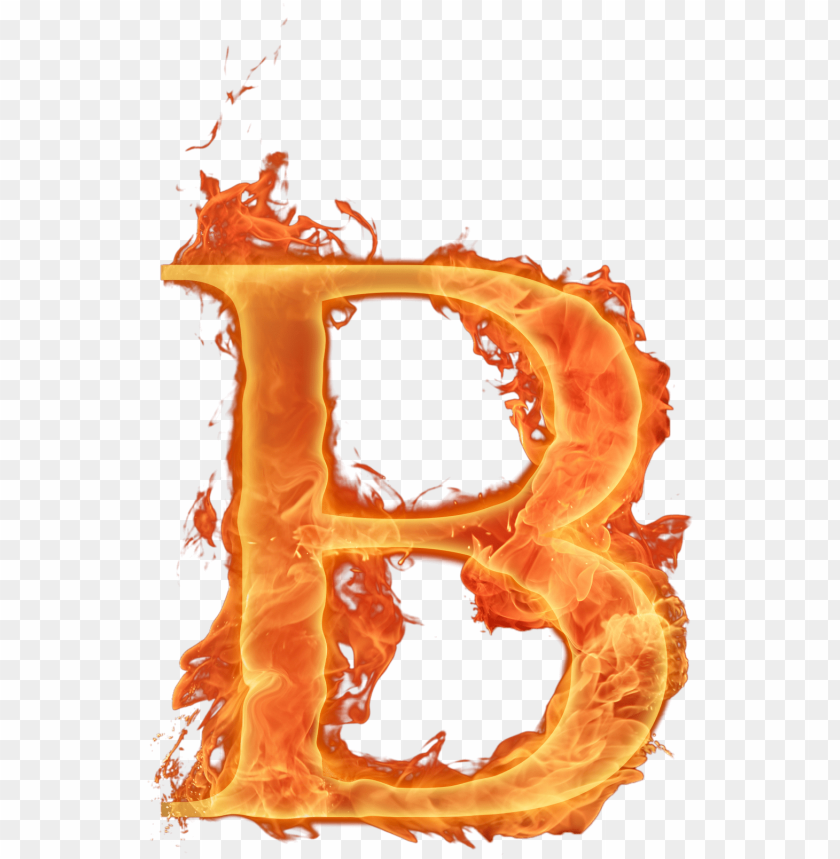 Download Letter B Fire Logo Png - Free PNG Images | TOPpng