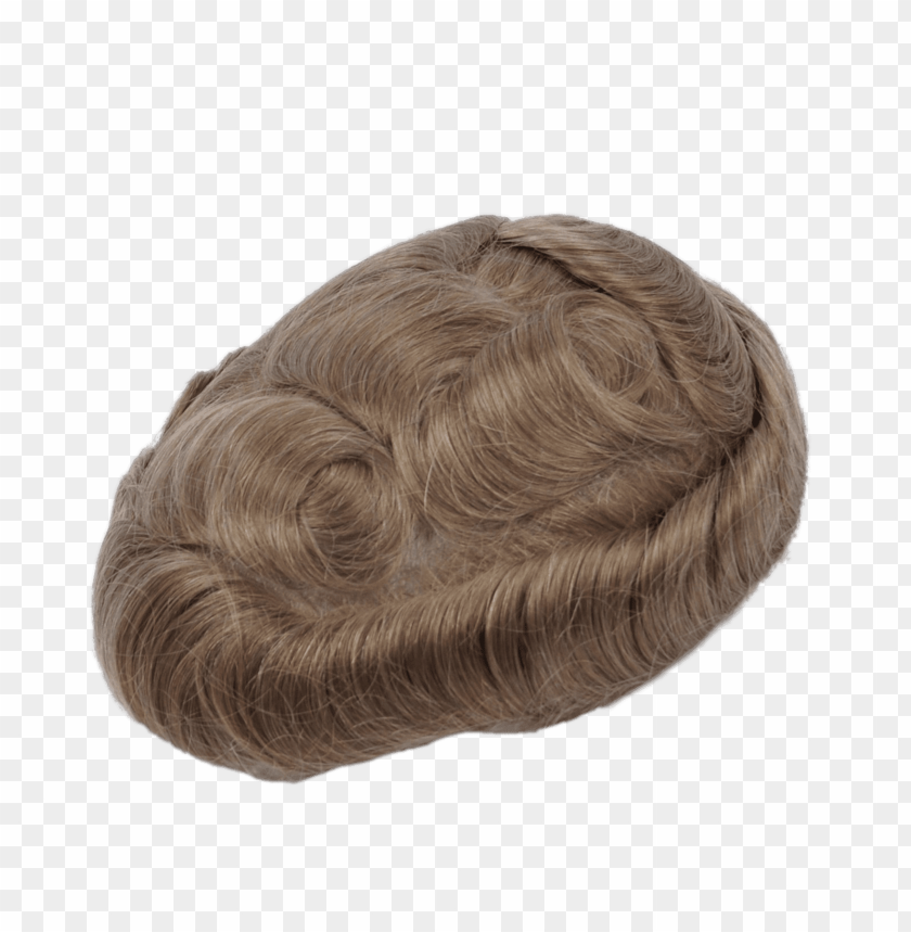 Light Brown Hair Toupee Png Image With Transparent - brown hair extensions transparent roblox