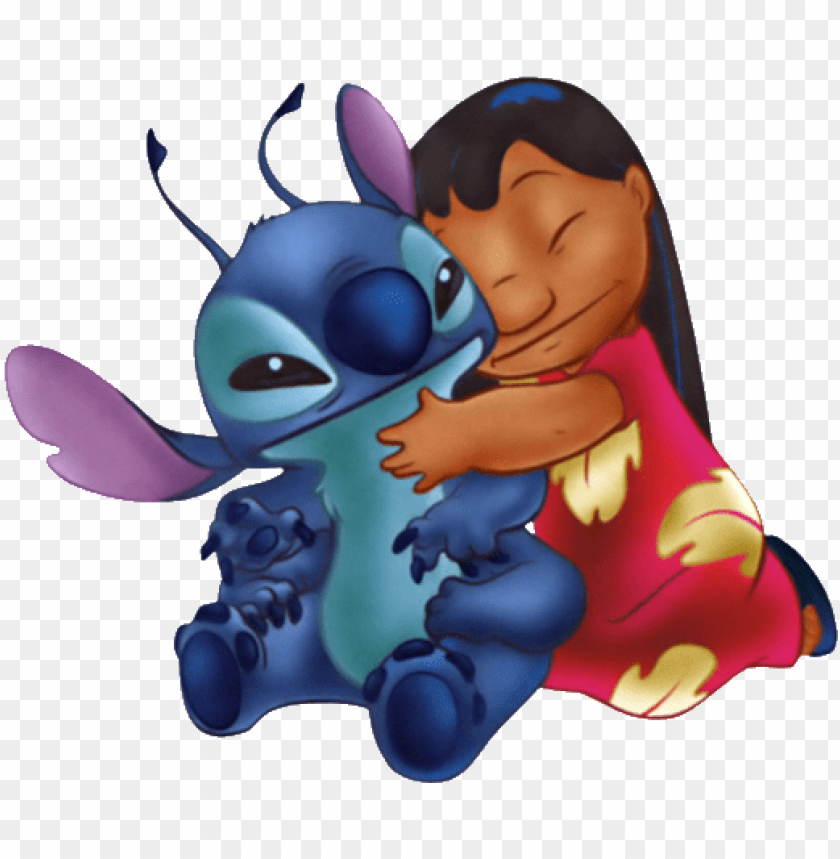 Lilo Stitch Hug Lilo And Stitch Hu Png Image With