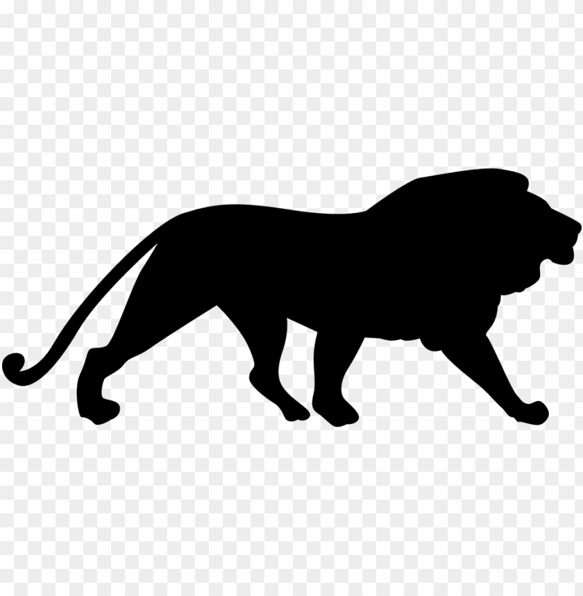 Lion Silhouette Png Image With Transparent Background Toppng