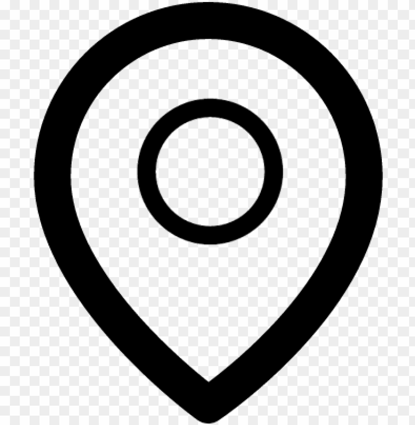 Location Pointer Vector Black And White Location Logo Png Image