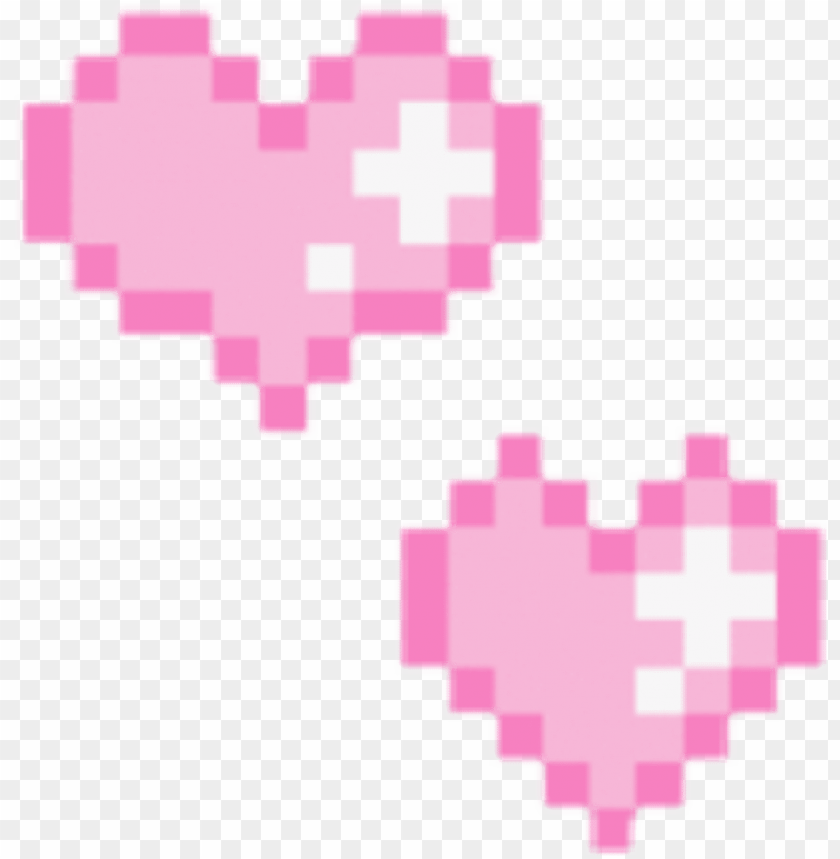 Love Heart Pink Pixel Game Shine Png Tumblr Aesthetic