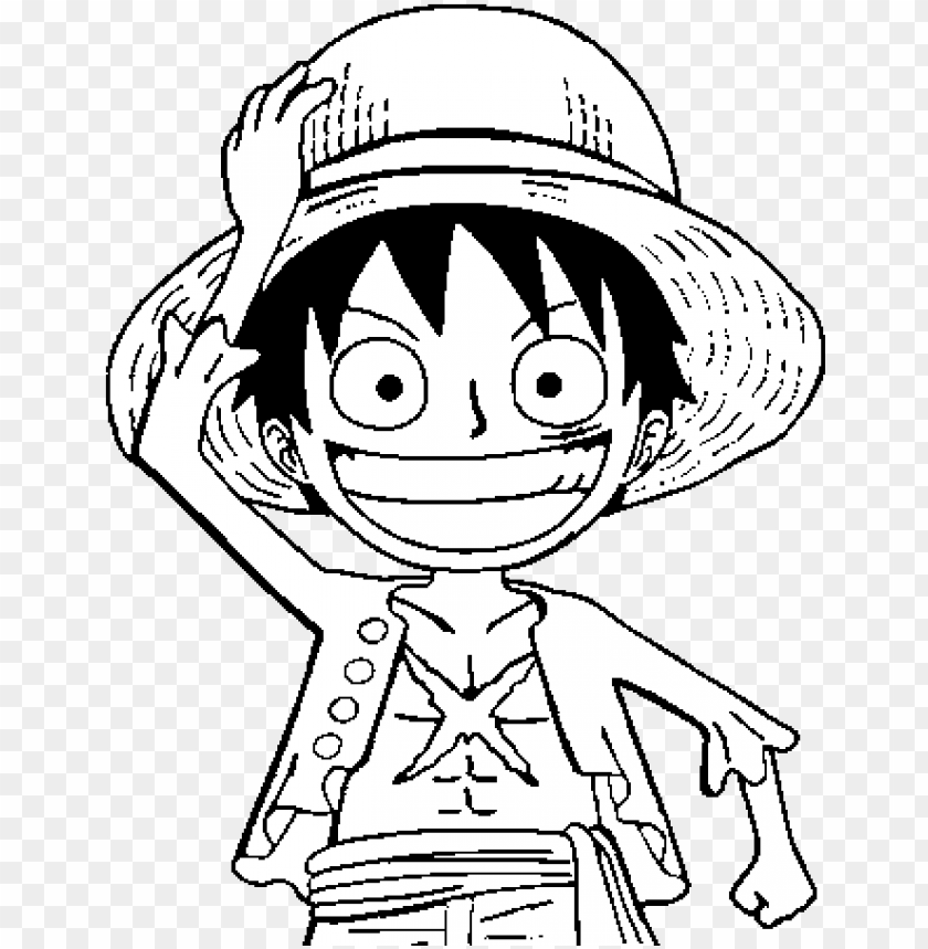 Download luffy coloring pages - one piece luffy coloring pages png
