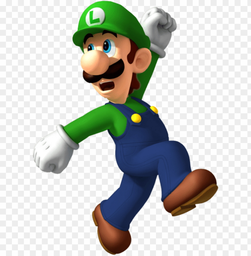 Luigi Nsmbod Super Mario Luigi Png Image With Transparent Background Toppng - smash bros brawl mario overalls roblox