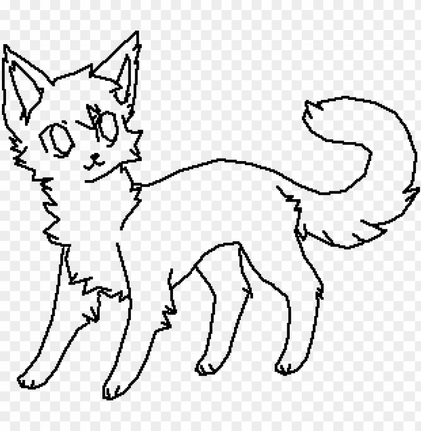 Download main image cat base by curiousartist - warrior cat base png