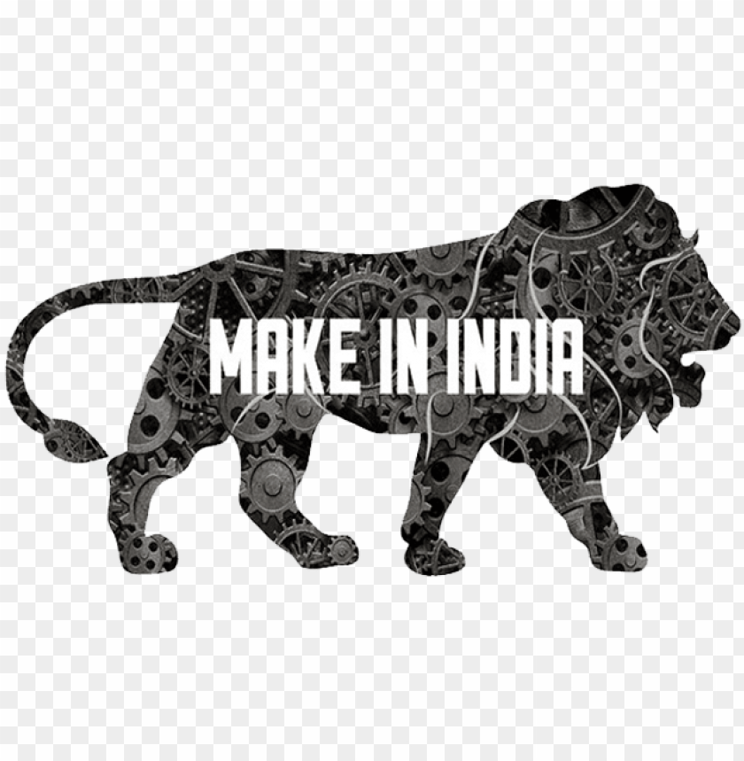 Free download HD PNG make in india programme make in india logo vector PNG transparent with