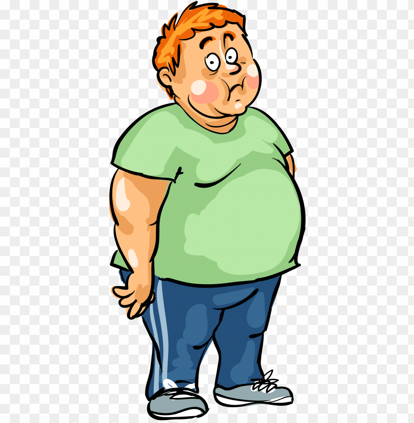 Download man male fat - fat man cartoon png - Free PNG Images | TOPpng