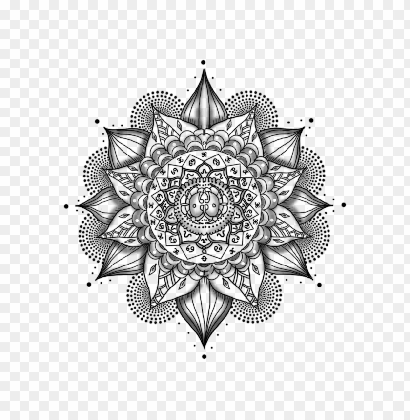 Mandala Herz Tattoo