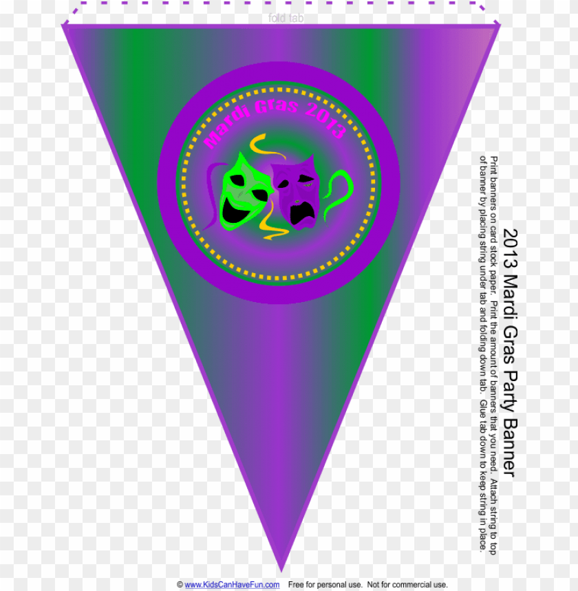 Free download | HD PNG mardi gras banners printables PNG transparent ...