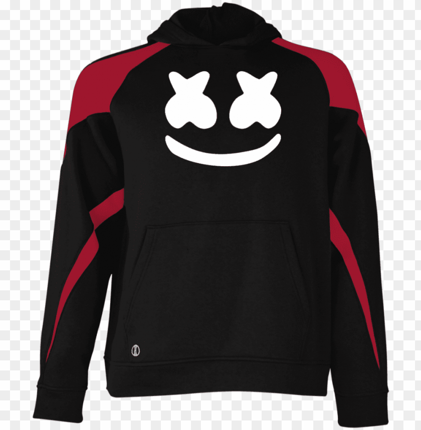 Marshmello Youth Colorblock Hoodie Sweatshirts New Arrived Marshmello Face Men Casual Homme Cotton Png Image With Transparent Background Toppng - lenny face hoodie roblox