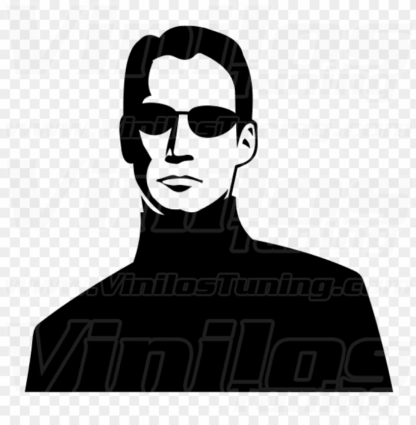 Free Download Hd Png Matrix Neo Face Neo Matrix Drawing Easy Png