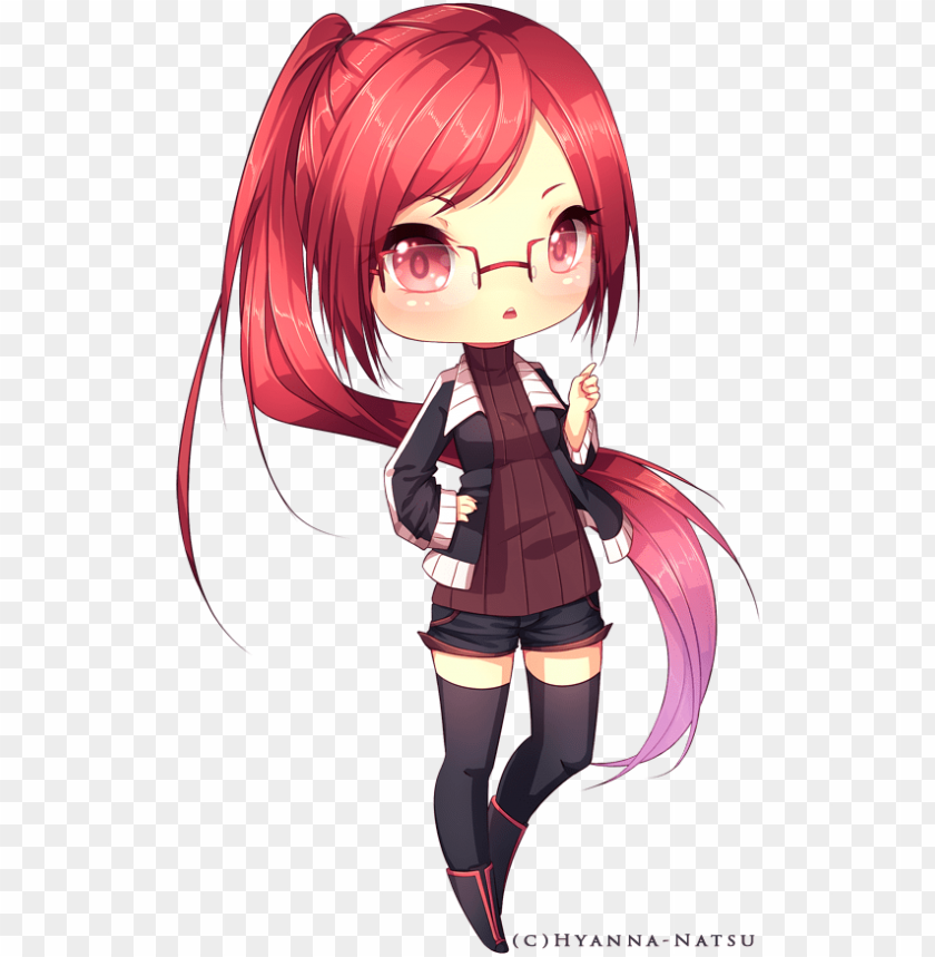 Miginta By Hyanna Natsu On Deviantart Long Hair Anime Girl Chibi Png Image With Transparent Background Toppng - natsu hair 3 roblox