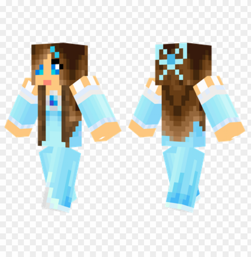 Minecraft Skins Ice Princess Skin Png Image With Transparent Background Toppng
