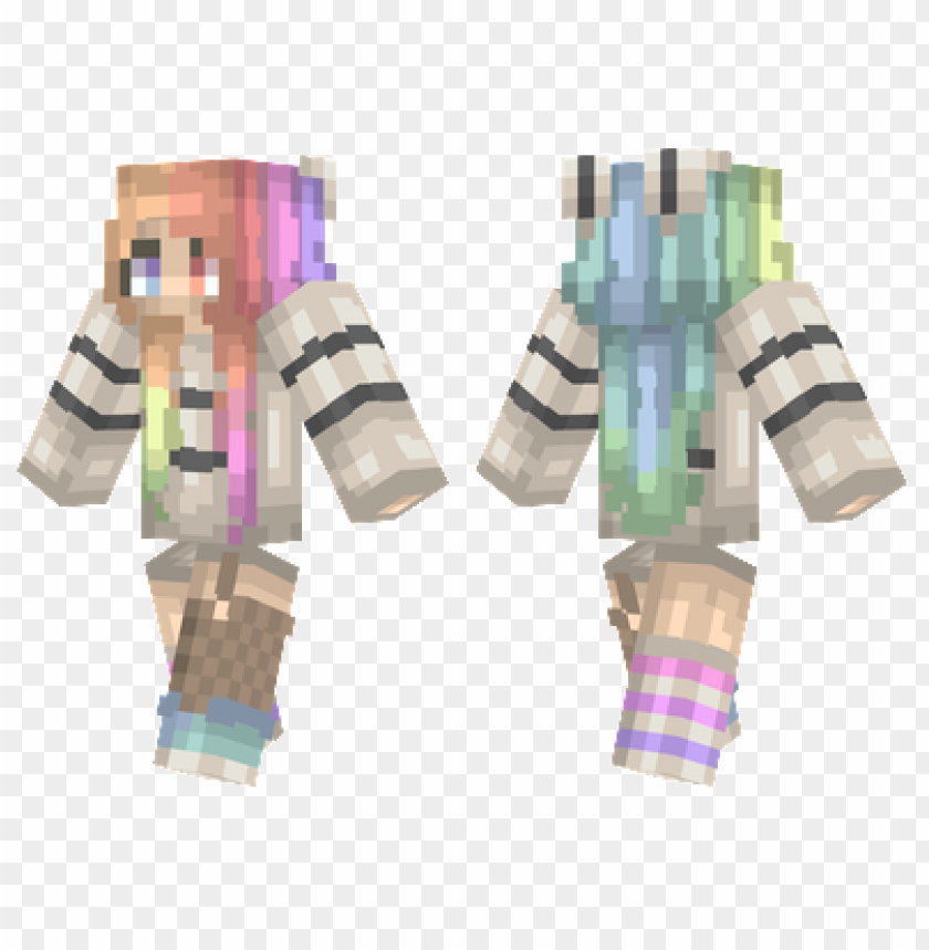 Free download | HD PNG minecraft skins rainbow hair skin PNG ...