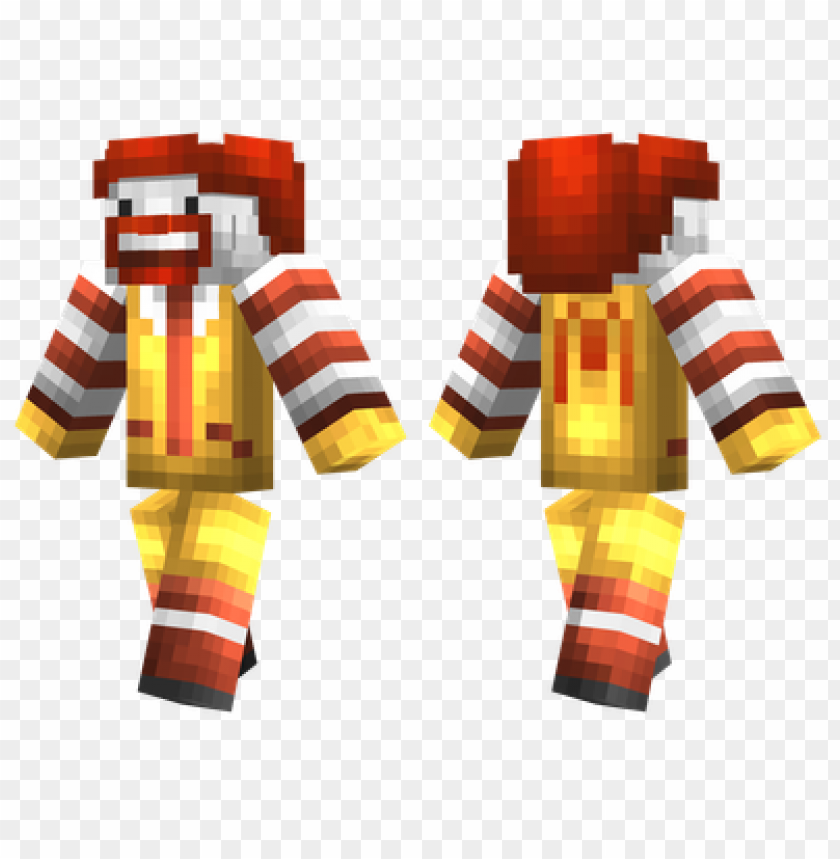 Free download | HD PNG minecraft skins ronald mcdonald skin PNG ...