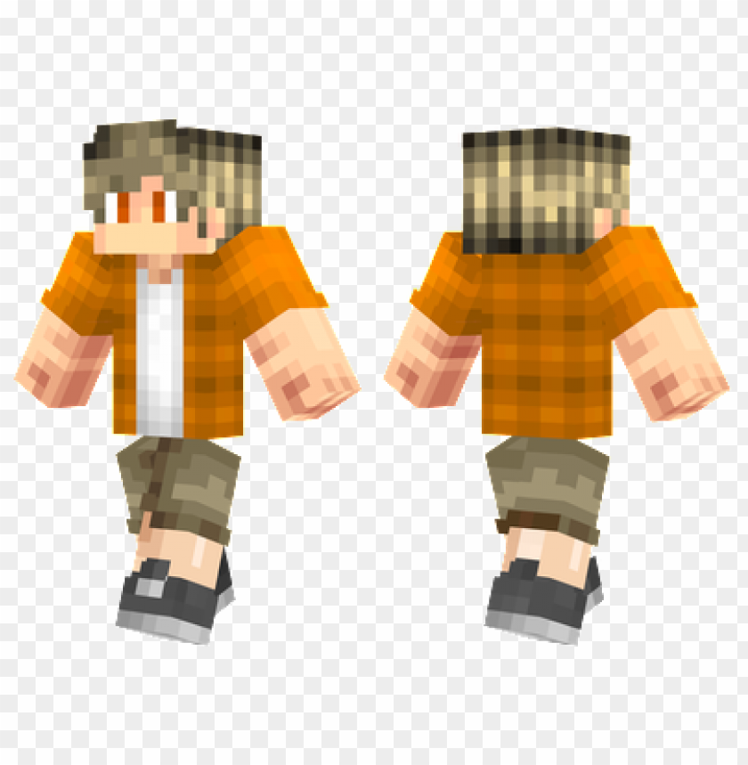 Free download HD PNG minecraft skins team orange skin PNG transparent