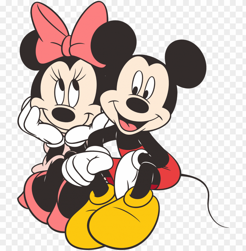 Minnie Mouse And Mickey Mouse Png Image With Transparent