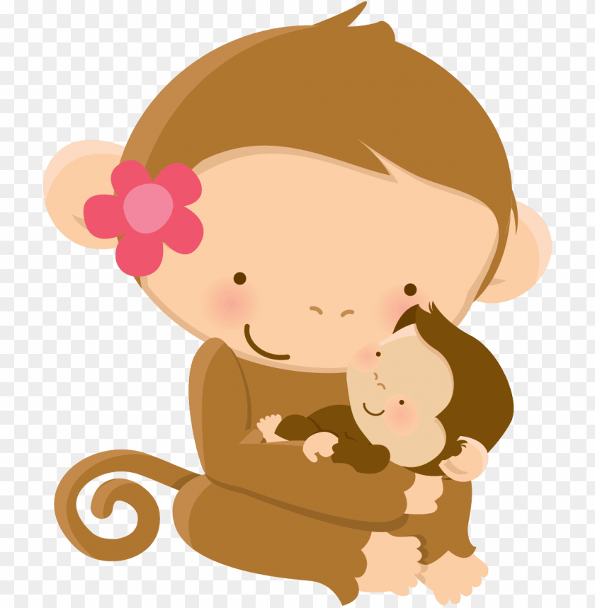 Download Mom Baby Animalgraphics Baby Shower Mother S Mom And Baby Monkey Png Image With Transparent Background Toppng 3D SVG Files Ideas | SVG, Paper Crafts, SVG File