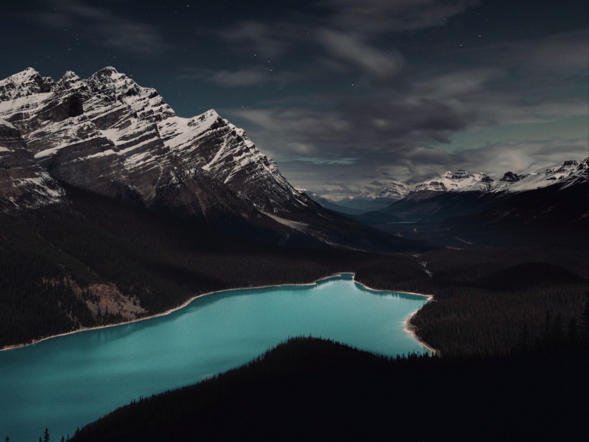 Free download | HD PNG mountains lake forest clouds landscape 4k ...
