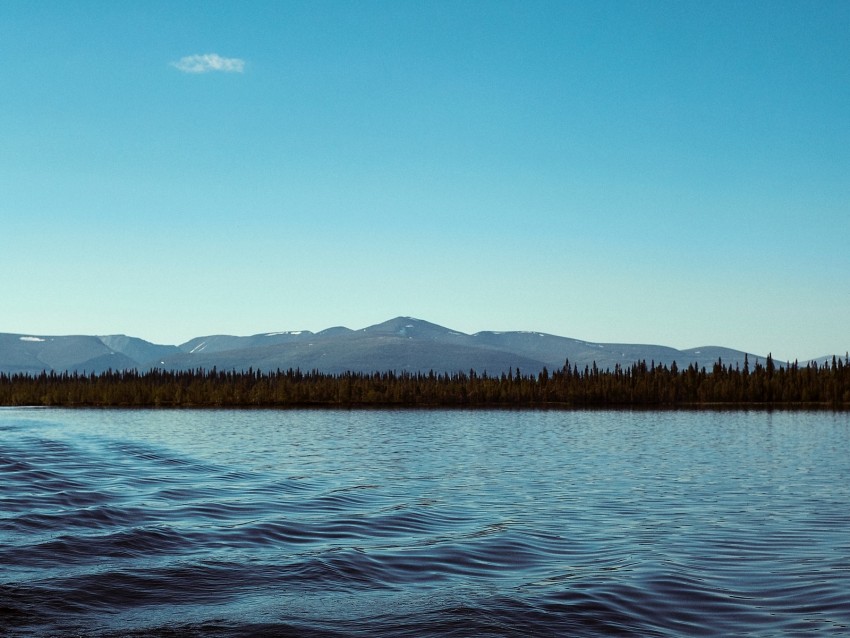 Free download | HD PNG mountains lake horizon trees ripples 4k ...