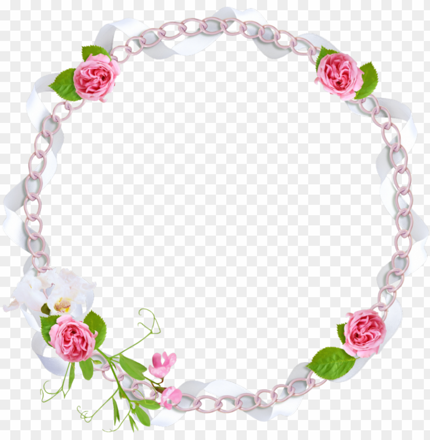 mq pink rose chains frame frames border borders marcos con flores mexicanas png image with transparent background toppng mq pink rose chains frame frames border