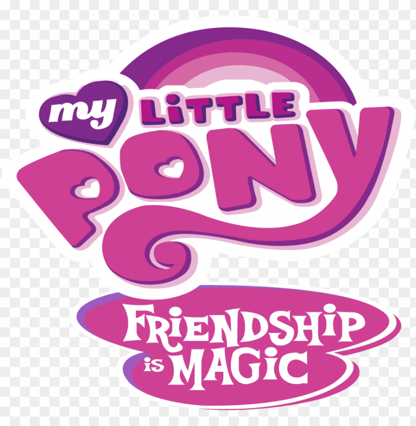 Free Download HD PNG My Little Pony Friendship Is Magic Logo Vector 