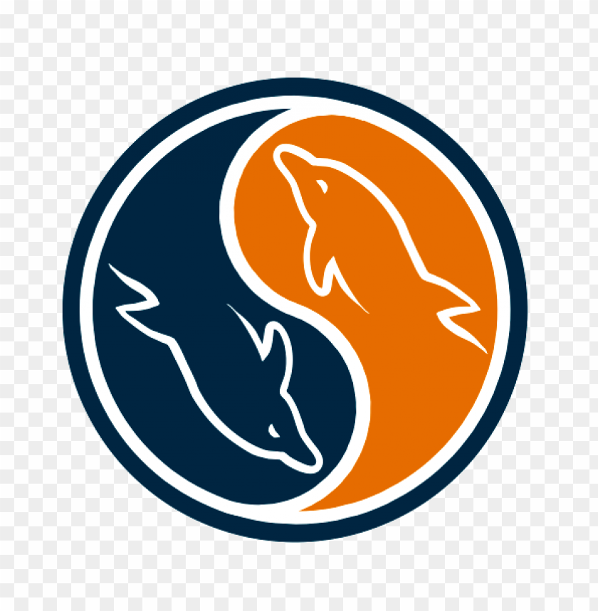 Free download | HD PNG mysql circular orange and blue logo png | TOPpng