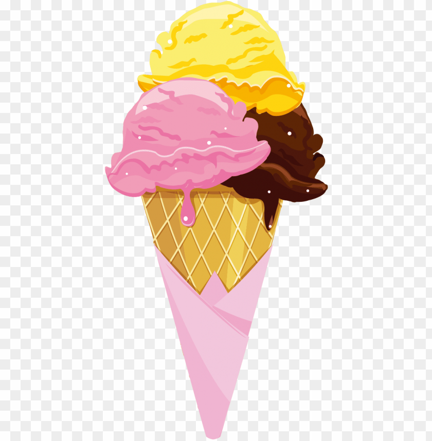 Free Download HD PNG Neapolitan Ice Cream Ice Cream Cone Dessert Neapolitan Ice Cream Ice