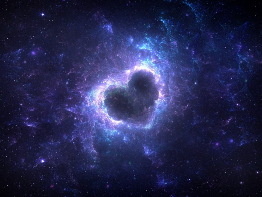 Free download | HD PNG nebula heart glow space energy 4k wallpaper | TOPpng