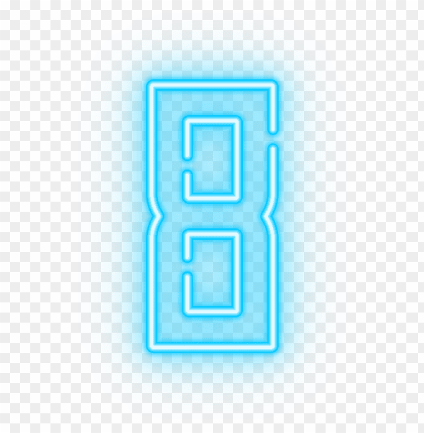Download Neon Number Eight Transparent Clipart Png Photo - free png neon 80s shades roblox png image with transparent