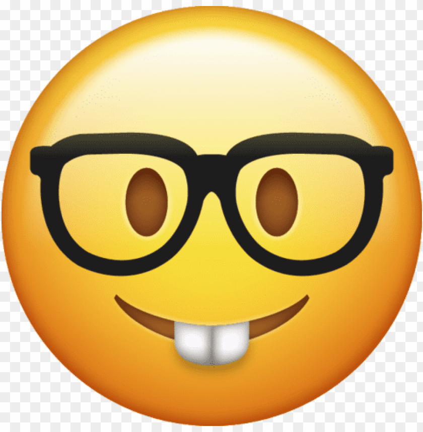 Free download | HD PNG nerd emoji png clipart png photo - 35574 | TOPpng