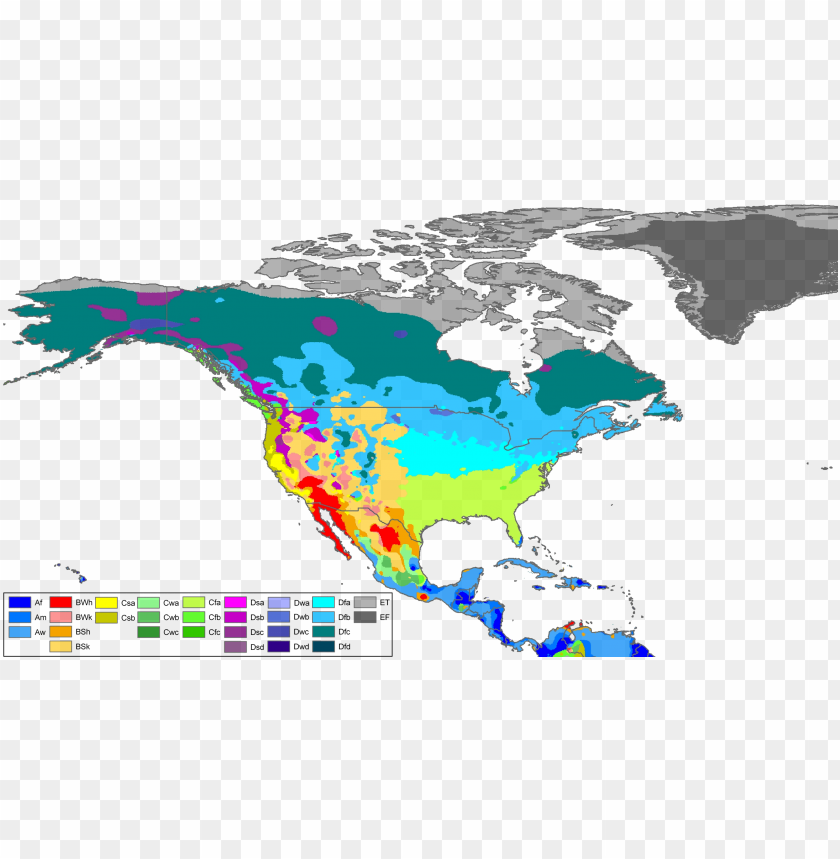 Free download | HD PNG north america koppen map PNG transparent with ...