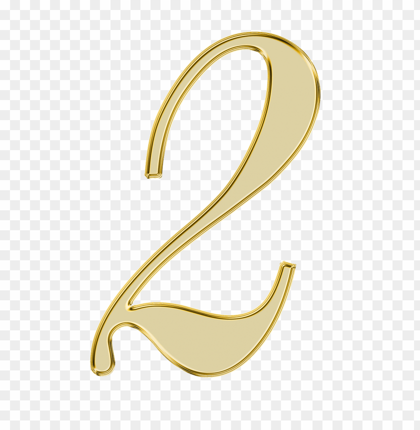 Free download | HD PNG number 2 golden PNG transparent with Clear ...
